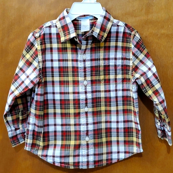 Janie and Jack Other - Janie and Jack plaid button down top